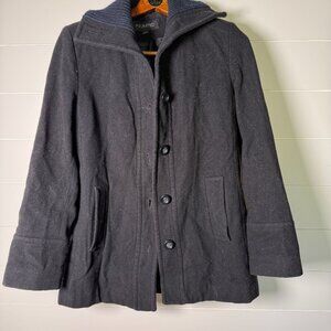 FS Limited Wool Blend Coat- Size Small, Navy